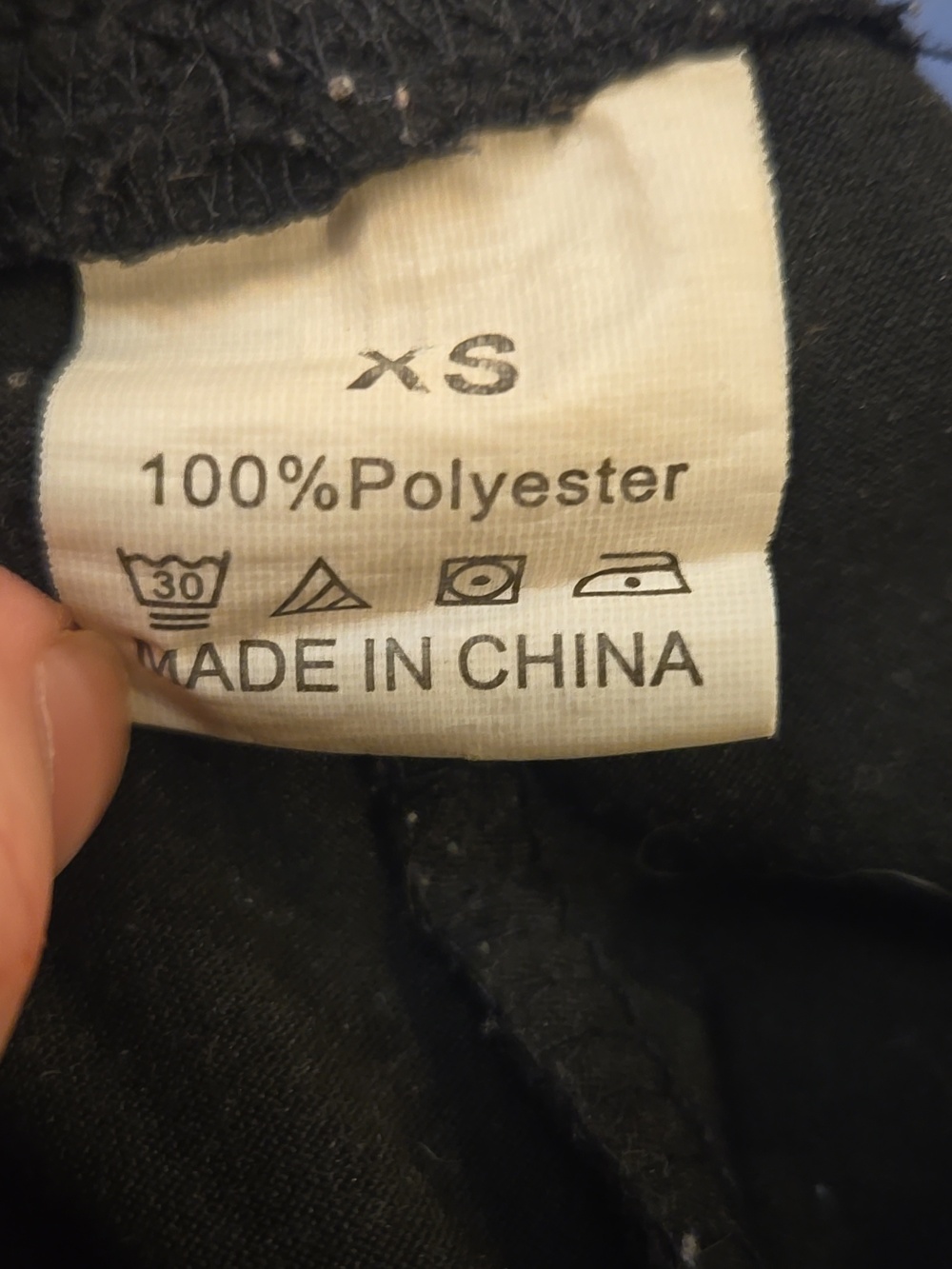 Black Elastic Waist Leggings - Picture 2 of 2